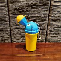 Portable Leak-Proof Cartoon Urinal Bottle for Kids - Ideal for Long Distance Travel 480 ml blue