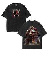 Warhammer 40K Blood Angels Space Marine Anime Graphic Manga T-Shirt 4XL black