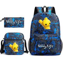 Wobbly Life/Rocking Life Backpack Pencil Bag Shoulder Bag Schoolbag Three-Piece Set 8 shoulder bag