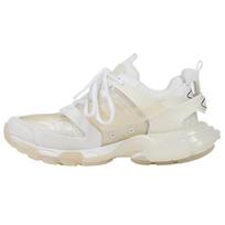 Balenciaga Track Clear Sole Low Mesh Nylon Sneakers White 647742W3BM19000 40