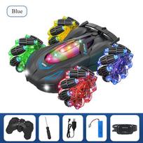 RC Cars Gesture Sensing Stunt Car, 360° Rotating Remote Control Car with Cool Light and Music, Spray Drift Hand Controlled Car, 2.4Ghz RC Car, mėlyna