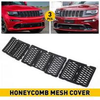 Front Grille erts Honeycomb Mesh Cover for 2014+ Grand Jeep Cherokee Black G