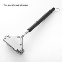 ZISIZ Stainless Steel BBQ Grill Cleaning Brush with Scraper