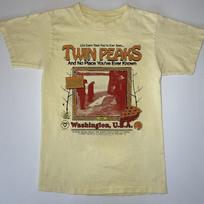 Twin Peaks 90-ųjų Retro stiliaus Geltonas trumpomis rankovėmis Unisex T-shirt K465 Unisex T-shirt S