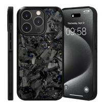 Prabangi anglies pluošto apsauginė mobiliojo telefono dėžutė iPhone 13 14 Plus 15 Pro Max 16 17 Pro Modelis 13 Pro, su dovanų dėžute Opp Bag&For iPhone 16 gray