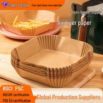 45g High Silicone Oil Air Fryer Baking Paper - Thickened, Special for Air Fryers Round 16cm 25pcs (POF bag) 36g