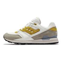 Saucony COURAGEOUS unisex low-top casual shoes white grey yellow non-slip versatile S70847-3 41