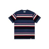 Carhartt WIP Sunder Striped Short Sleeve T-Shirt Men Tops Blue I027743-01-1A S