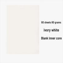 Skaidrus PVC odos mozaikos A5/B5 užrašų kalendorius su nuimamu segtuku A5 6-hole 230x175mm white