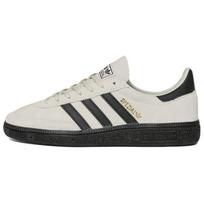Adidas Originals HANDBALL SPEZIAL Low top Skateboard Shoes Unisex White Black JR3667 Black And White