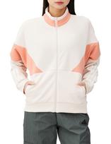 Adidas JSY10 Colorblock Dvigubo mezgimo sportinis sezoninis laisvo kirpimo moteriškas švarkas, Sportinė apranga, Prigludęs, Rožinis/Nuostaba (IM8717), J/L