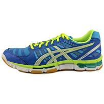 ASICS Gel Cyber Shot Tinklinio kamuolio Batai Vyriški Žemi Mėlyni/Geltoni P429Y-4293 43.5