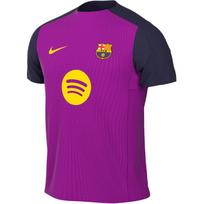 Nike FC Barcelona 25/26 Logo madingi universalūs žaidėjų treniruočių trumpų rankovių futbolo marškinėliai vyrams HJ6570-552 XL blue