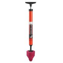 One-Shot Toilet Unclogger: Powerful Pipe and Sewer Suction Tool ryškiai raudonos spalvos