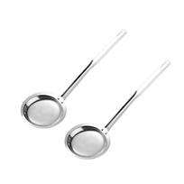 Fine Mesh Strainer for Poached Eggs and Oil Separation Multipurpose Colander