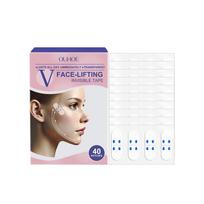 Facial Lifting Tape Skin Tightening Face Contour Anti-Wrinkle Lift Strips Easy Application Firming Lifting Patches 40pcs