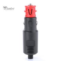 12V-24V automobilio cigarečių degiklio maitinimo jungtis cigarečių lizdo adapterio kištukas gray