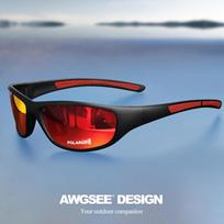 Fashion Polarized Sports Full Surround Glasses Luxurious Design Soft Mirror Leg Soutdoor Fishing Hiking Adventure Travel Glasses juoda