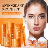 6X Vitamin C Skin Care Product Set Deep Hydration Moisturizing Nourish Fade Fine Lines Anti-Aging Smooth Korean Skincare Onesize