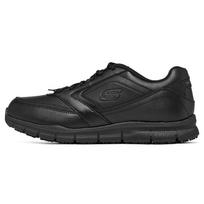 Skechers NAMPA SR Nampa Leather Low top Casual Shoes Men's Black 77156-BLK 40