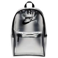Nike Heritage Crystal Backpack 'Clear/Black/Black' ONESIZE gray