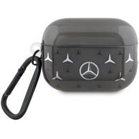 Mercedes MEAP28DPMGS Large Star Pattern dėklas AirPods Pro 2, juodas