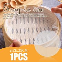 Silicone steamer pad Non-Stick Silicone Mat Steamer Pad Sum Paper Cooking Tools gray