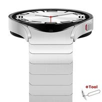 Bracelet for Samsung galaxy watch 6 classic 47mm 43mm band 4 42 46mm no gaps stainless steel strap for watch4 5 pro 44mm 40 45mm Galaxy watch 4 40mm sidabras