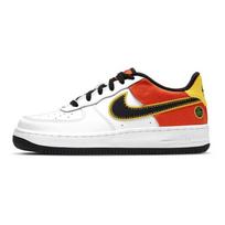 Nike Air Force 1 Low LV8 GS Grade School White Orange Flash Amarillo Black DD9530-100 EU 35.5