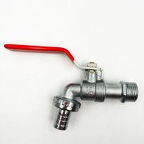 Cross Border IBC Ton Bucket Accessories 1/2-3/4 Inch Zinc Alloy Single Control Antifreeze Outdoor Garden Washing Machine Faucet gray
