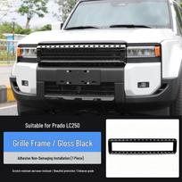 Black Trim Strips for Prado LC250 Grille Frame, Black Warrior Exterior Parts