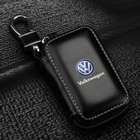 1 vnt. Odinis emblema Automobilio raktų dėklas Raktų pakabukas Užtrauktukas Raktų dėklas Krepšys Volkswagen Magotan Sagitar Golf-4 5 6 7 Magotan Polaris Boracay juoda