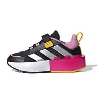 Adidas Tech Rnr Anti Slip Wear Resistant Low Top Kids' Training Shoes Black White Red Kids' Sneakers ID9525 35