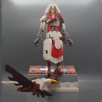 355pcs MOC Assassin S Creed Ezio Brotherhood Model Building Blocks Construction Christmas Gifts Toy Creative DIY Idea Assemble gray