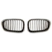 Compatible with BMW 5 Series E39: Front Grille for 520i, 525i, 528i, 530i Ventilation Bumper.
