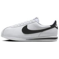 Nike Cortez Leather Slip Resistant Abrasion Resistant Low top Casual Shoes Women's White Black DN1791-107 38.5