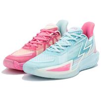 361 Big3 4.0 QUICK Reverse Comfortable Mesh Low top Basketball Shoes Unisex Blue Pink 672321105-6 42