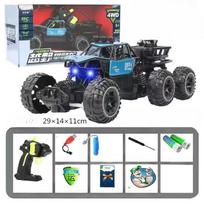 Nuotolinio valdymo elektrinis automobilis vaikams, 6 ratų pakaba, varomas baterijomis, automobilis su nuotolinio valdymo pultu, domofonas, daiktadėžė, USB, važiavimo automobilis Alloy case