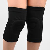 Knitted Knee Pads for Sports Anti-Slip Breathable Dancing Outdoor Running Cycling Basketball Hiking M white