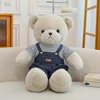 Cute Dressed Couple Teddy Bear Doll Princess Bear Plush Toy Big Bear Doll Doll Birthday Gift 40cm gray