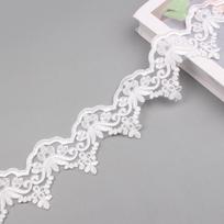10Yards White Black Gold Lace Ruffle Trim Splicing Cloth Lace Ruffle  Skirt Hem and Lace