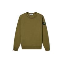 STONE ISLAND Garment Dyed Crew Sweatshirt 'Olive' Men's 741563051-V0058 XL