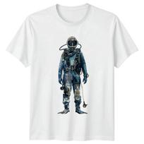 Vintage Scuba Diver T-Shirt Deep Sea Diving Gift For Him And Her XL
