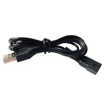 Naminių gyvūnų elektrinis skustuvas USB įkrovimo laidas maitinimo laidas įkroviklis elektrinis adapteris C6/C7 plaukų kirpikliui įkrovimo linija atsarginės dalys onesize black