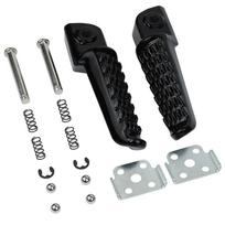 Jetsetmoto Dvigubos Pakojos, Suderinamos su Kawasaki Ninja, Kairės ir Dešinės Rinkinys, Aliuminio, Juodos, Sunkios juoda