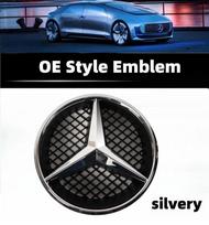 Karšta lipdukas ant automobilio W204 W205 X253 W213 W212 W176 W177 W167 W246 W117 Mercedes Benz Priedai Grotelių emblema Žvaigždės logotipas Automobilio priekis A-W176 2013-2018