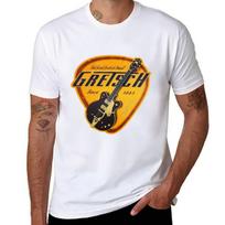 Vintažinis Gretsch legendinis gitaros mediatorius 1962 Country unisex marškinėliai Anime marškinėliai Individualus marškinėlis Unisex marškinėliai L gray