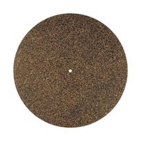 Cork & Rubber Turntable Platter Mat Reduces Noise & Sounds Vinyls Record Pad Turntable Phonograph Accessories Record Play 1 black
