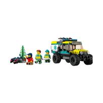 Lego 4x4 visureigis greitosios pagalbos gelbėjimo automobilis ONE SIZE įvairiaspalvis