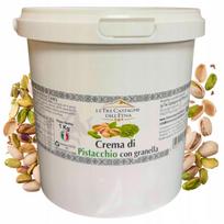 Pistachio cream with pistachio pieces 40% Le Tre Castagne dell'Etna 1kg